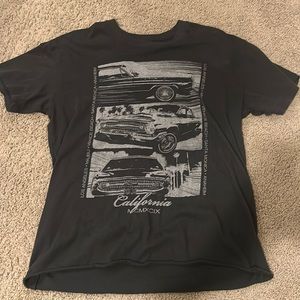 Black Hollister Graphic Tee, Size XS